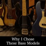 The four basses that inspired the FuruBass instrument lineup